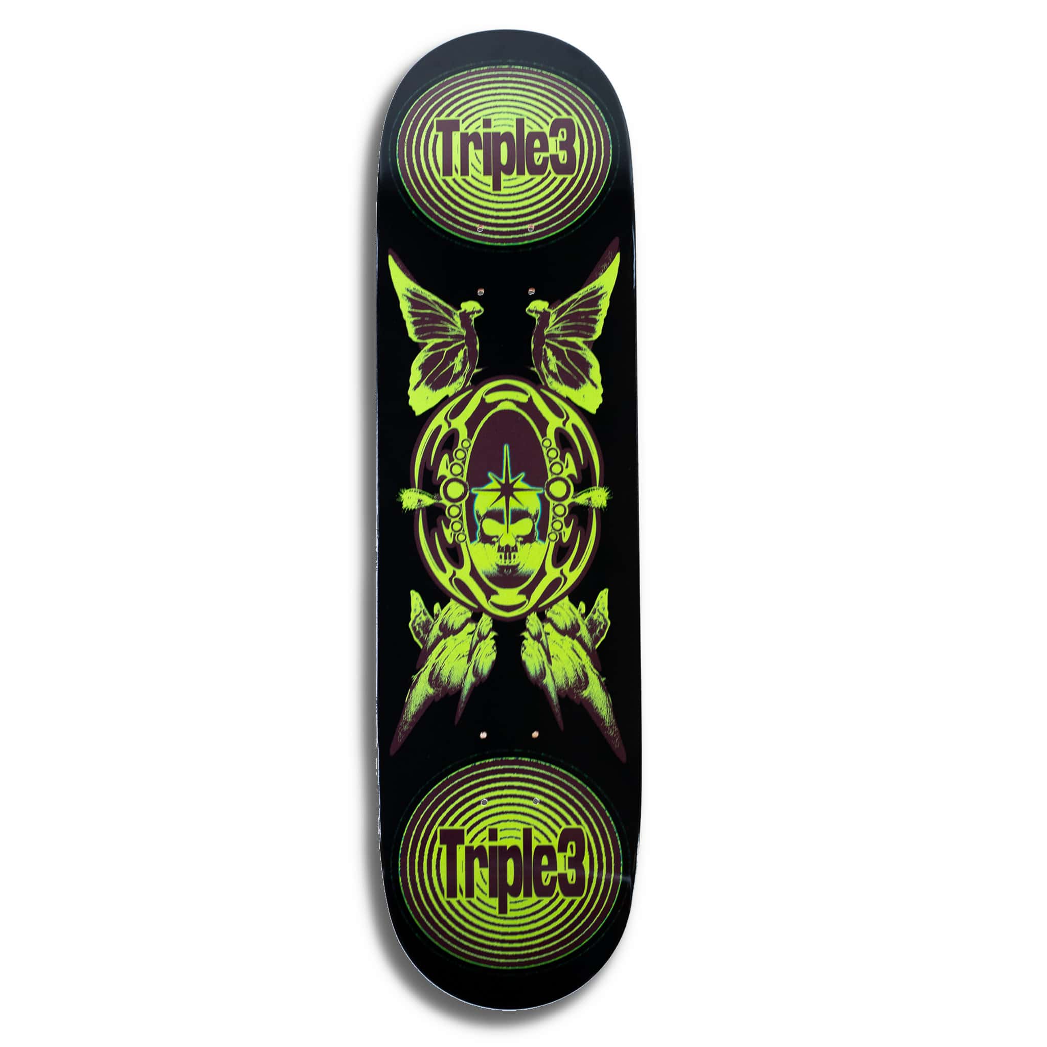 Triple 3 Grimey Skull 8.75" Skate Deck