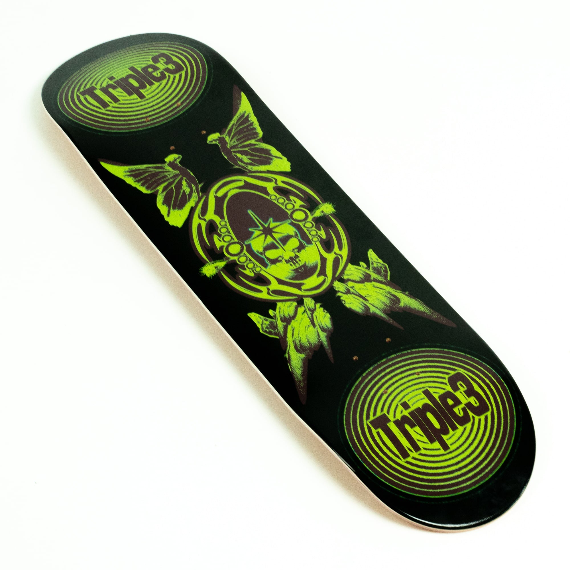 Triple 3 Grimey Skull 8.75" Skate Deck