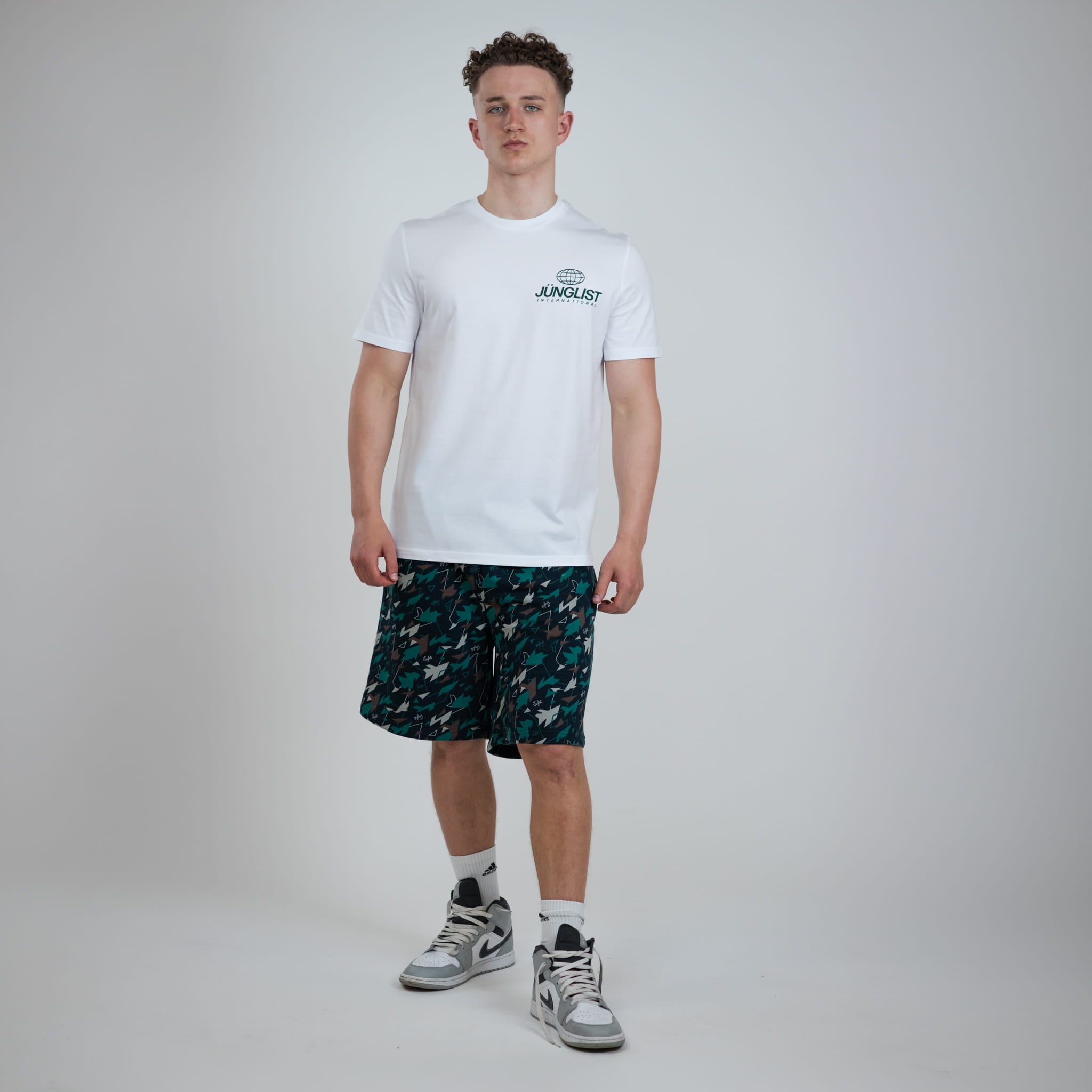 International Junglist T-Shirt worn by model