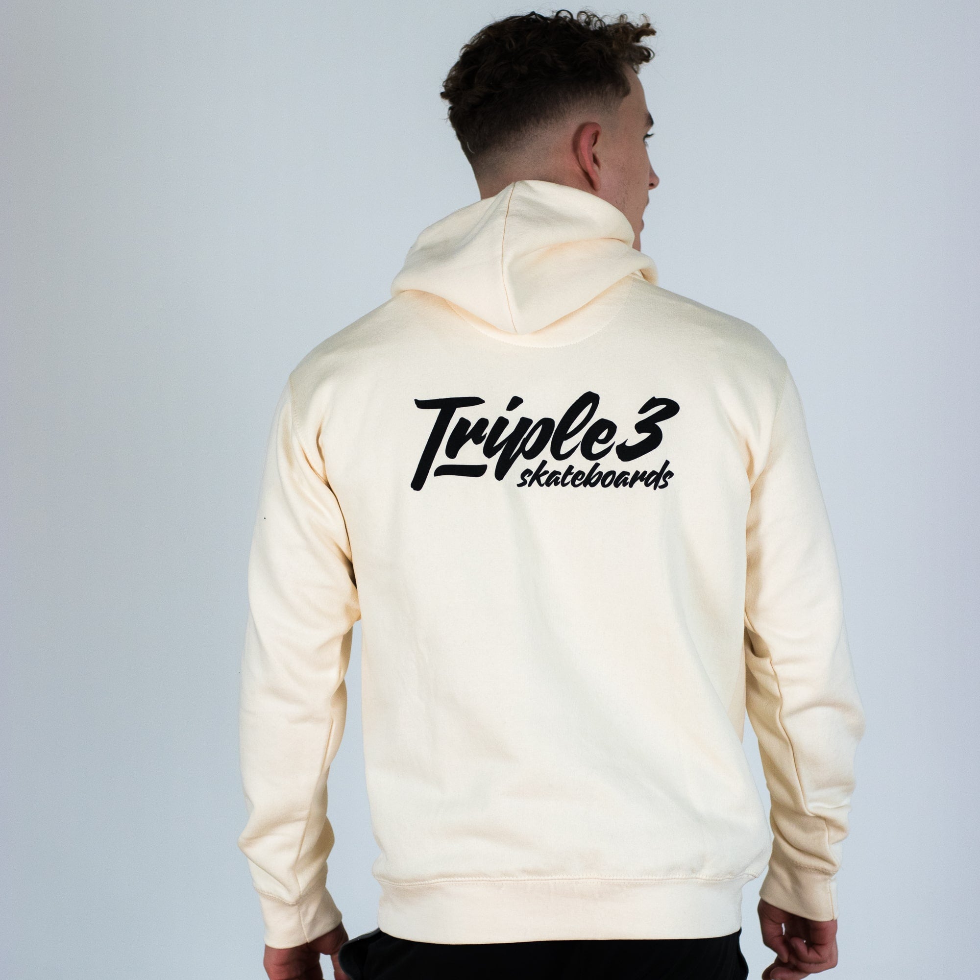 Triple 3 Skateboards Ivory Boxed Hoody