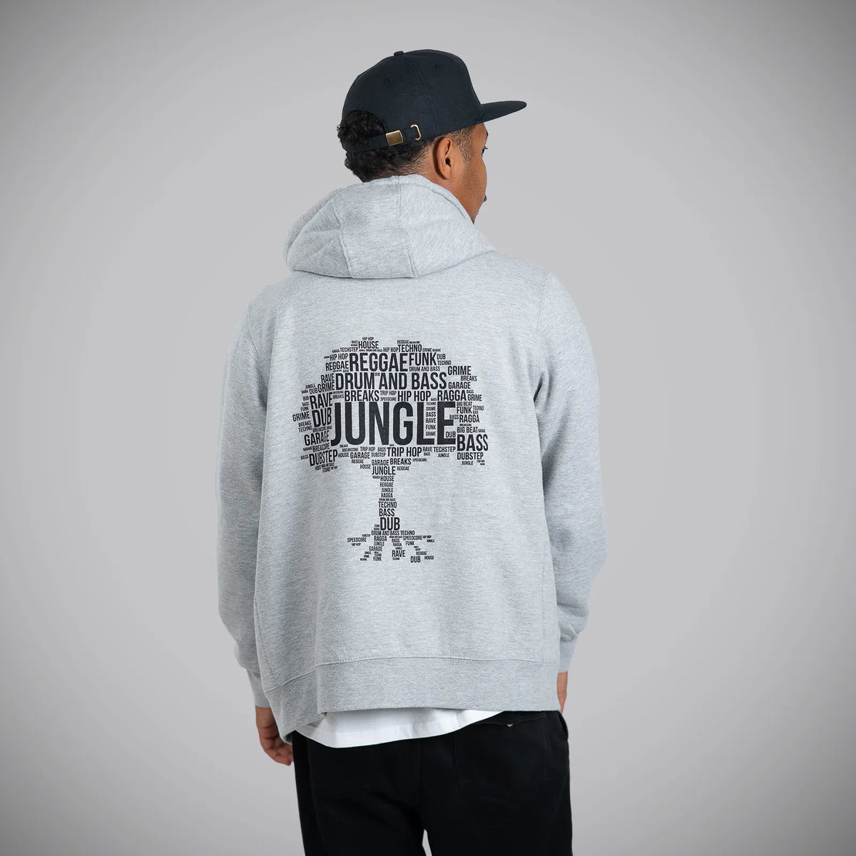 Jnglst Roots Grey Zip Hoody-Sherpa
