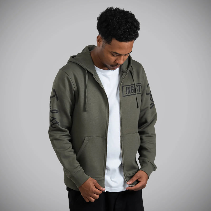 Jnglst Barcode Khaki Hoody