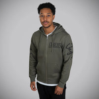 Jnglst Barcode Khaki Hoody DnB Junglist