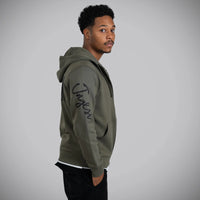 Jnglst Barcode Khaki Hoody Arm Prints DnB