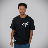 Jnglst Clothing script front print t shirt