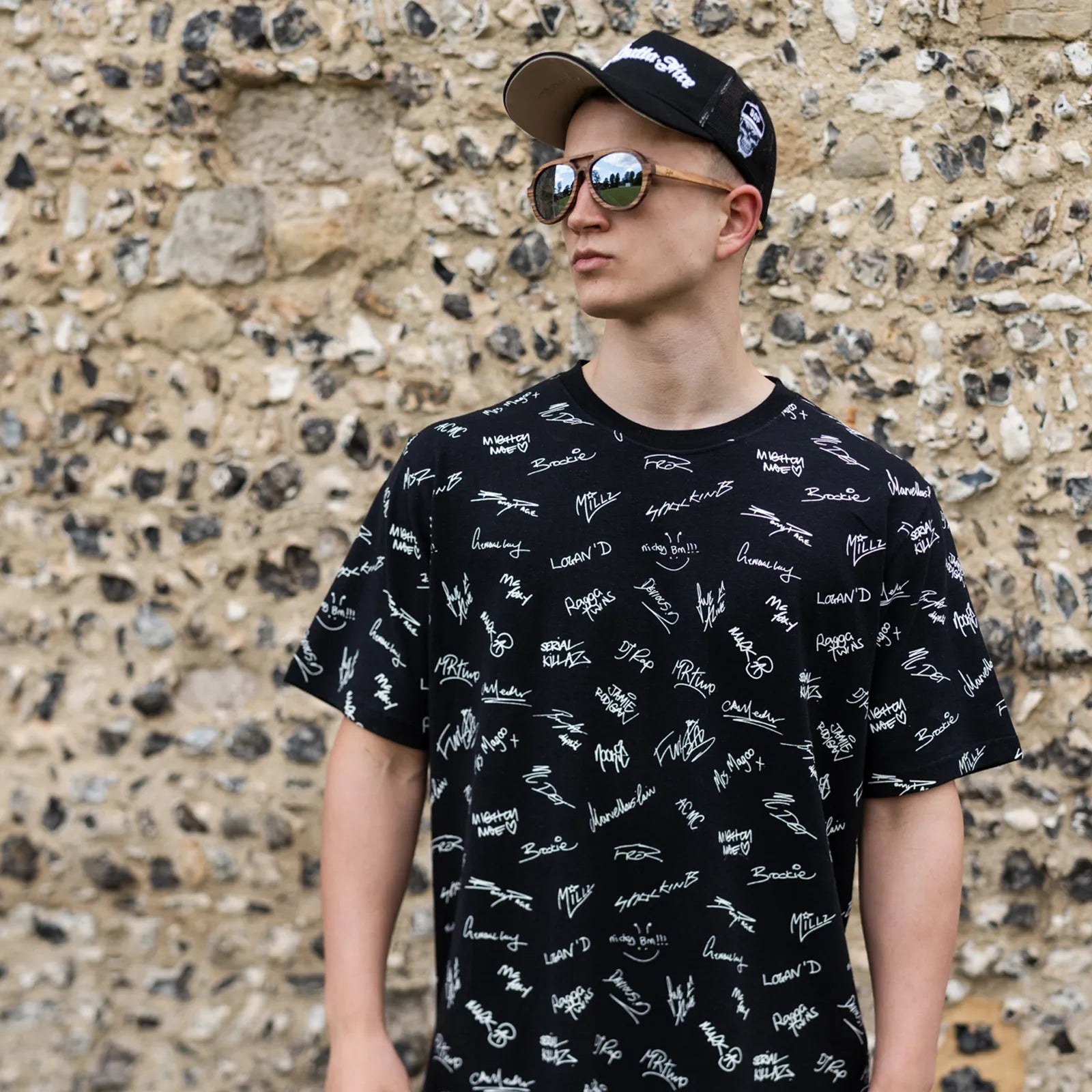 Jnglst Legends Signature T-Shirt Black