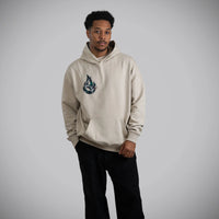 Jnglst Born Outta Fire Drum and Bass Collab Hoody Camo On Sand
