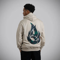 Jnglst Born Outta Fire Drum and Bass Collab Hoody Camouflage Print