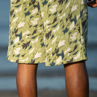 Jnglst Cotton Shorts - Light Green Camo