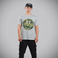 Camo Jnglst Smiley Grey T-Shirt