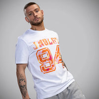 JNGLST 94 Orange Camo T-Shirt - White