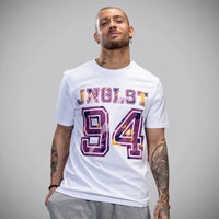 JNGLST 94 Purple Camo T-Shirt - White