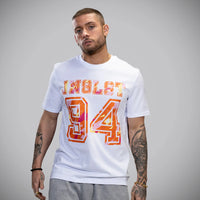 JNGLST 94 Orange Camo T-Shirt - White