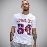 JNGLST 94 Purple Camo T-Shirt - White