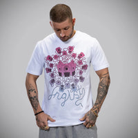 Soundsystem Purple Fade - White T Shirt