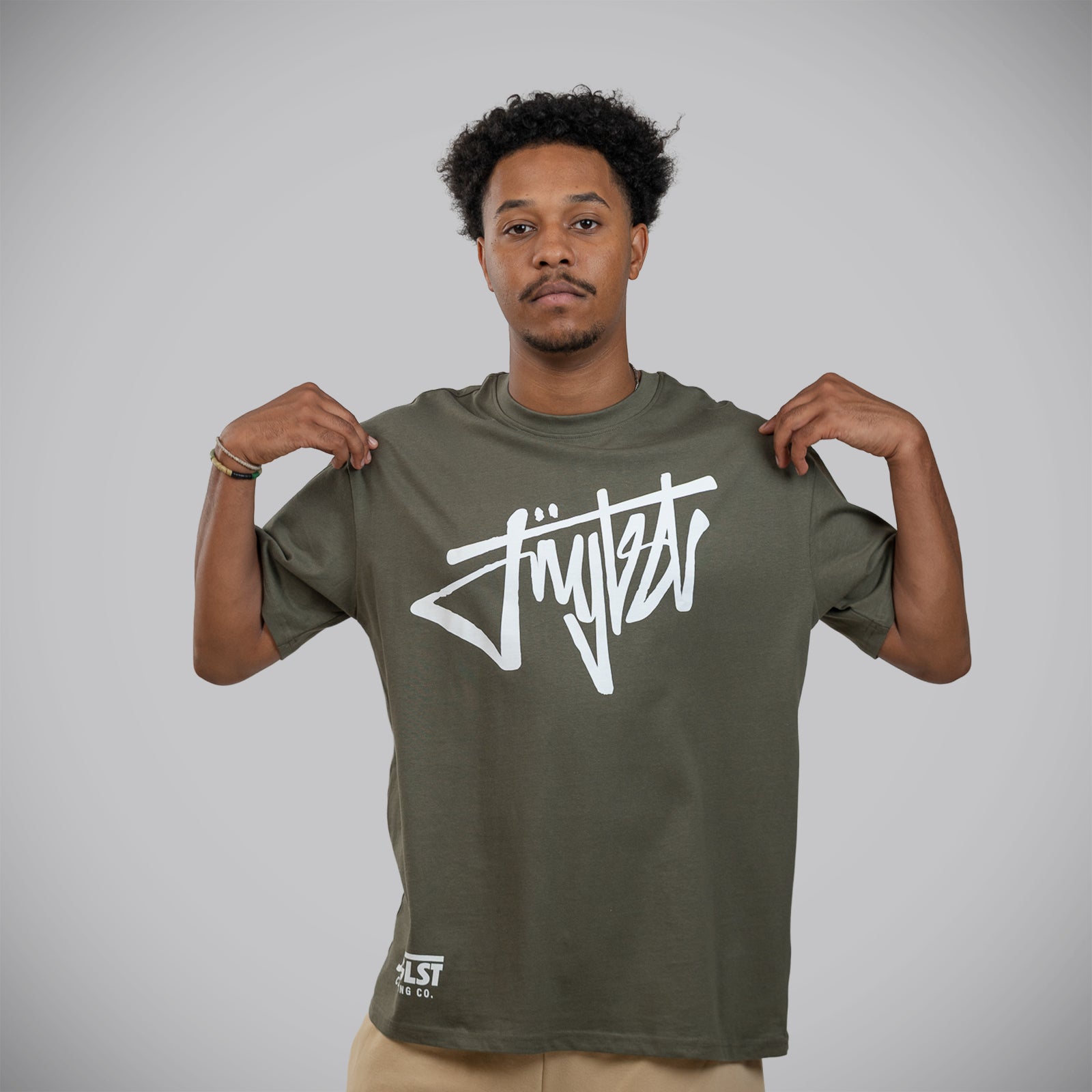 Jnglst Clothing khaki VIP t shirt