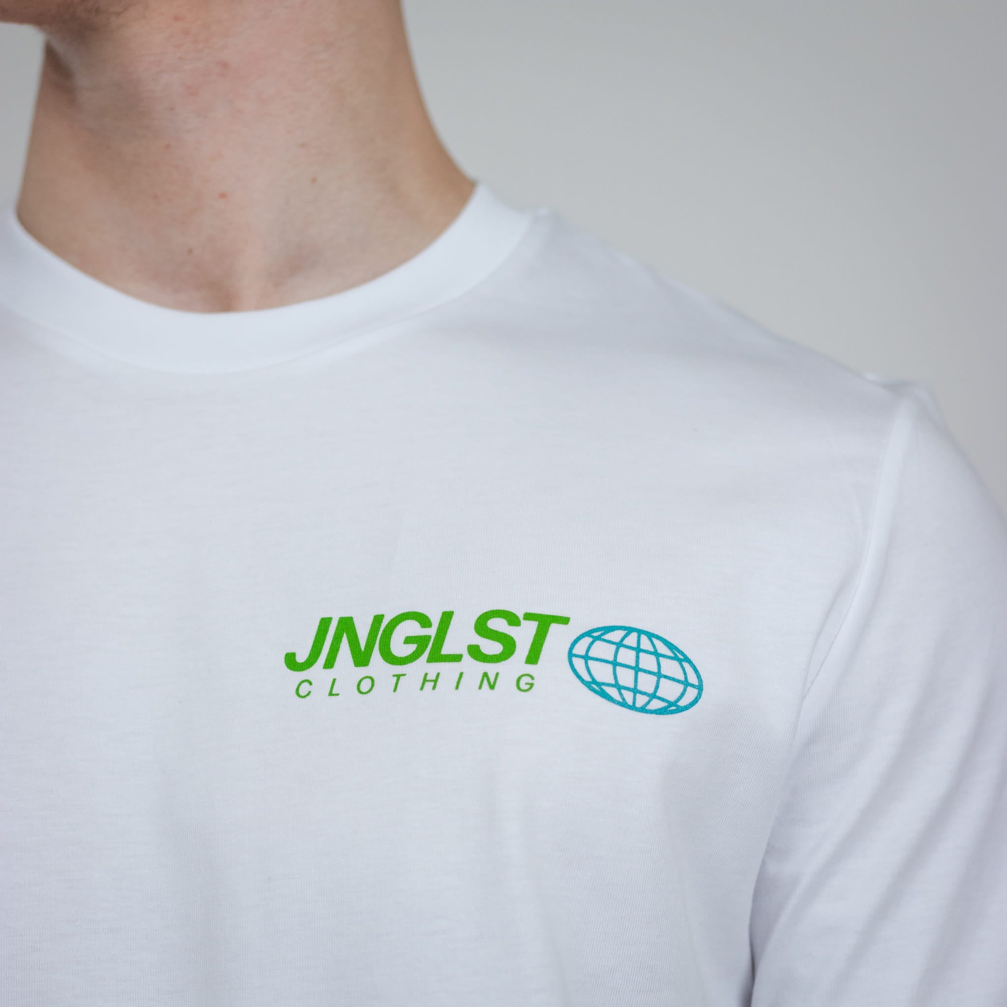 Junglist Tour Green on White T-Shirt