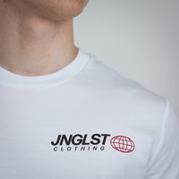 Junglist Tour Maroon T-Shirt in White