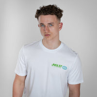 Junglist Tour Green on White T-Shirt