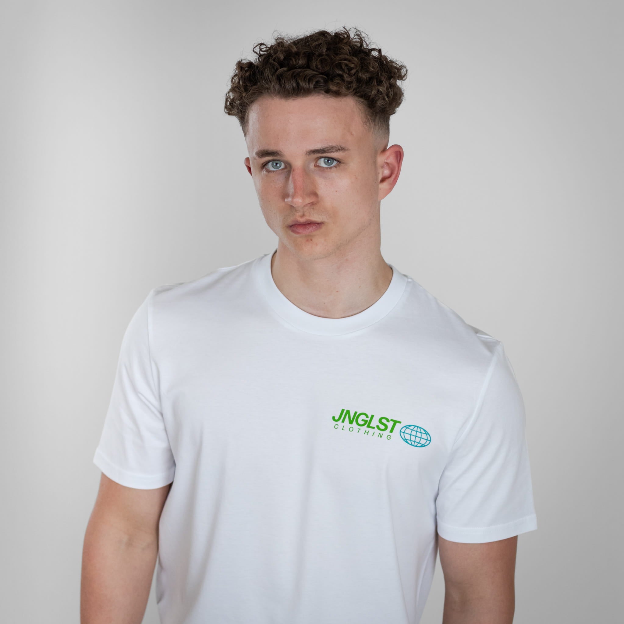Junglist Tour Green on White T-Shirt