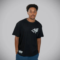 Jnglst Clothing black vip t shirt relaxed fit