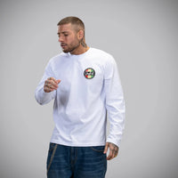 Roots Up White Long Sleeve T-Shirt