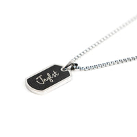 Jnglst Necklace Dog Tag