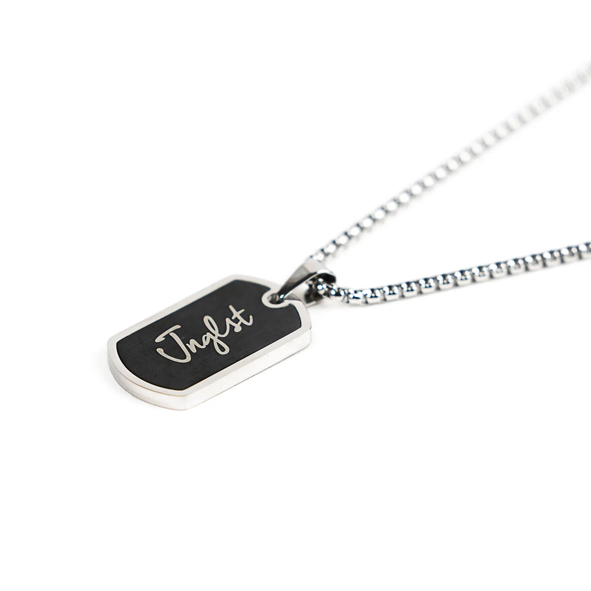 Jnglst Necklace Dog Tag
