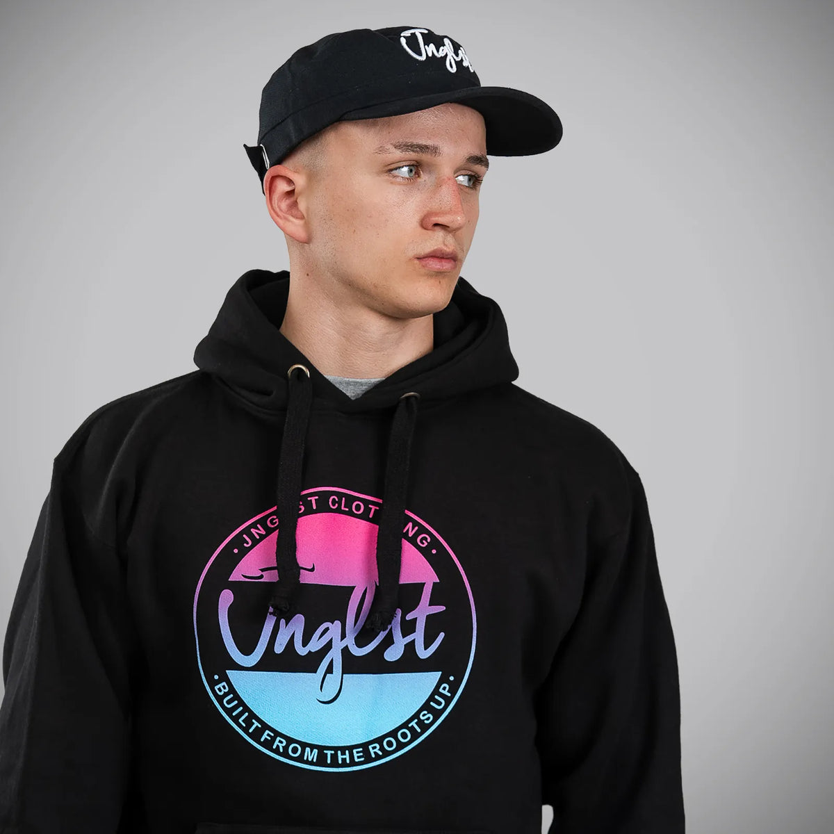 Jnglst DnB Fader Hoody Fader Screen Print