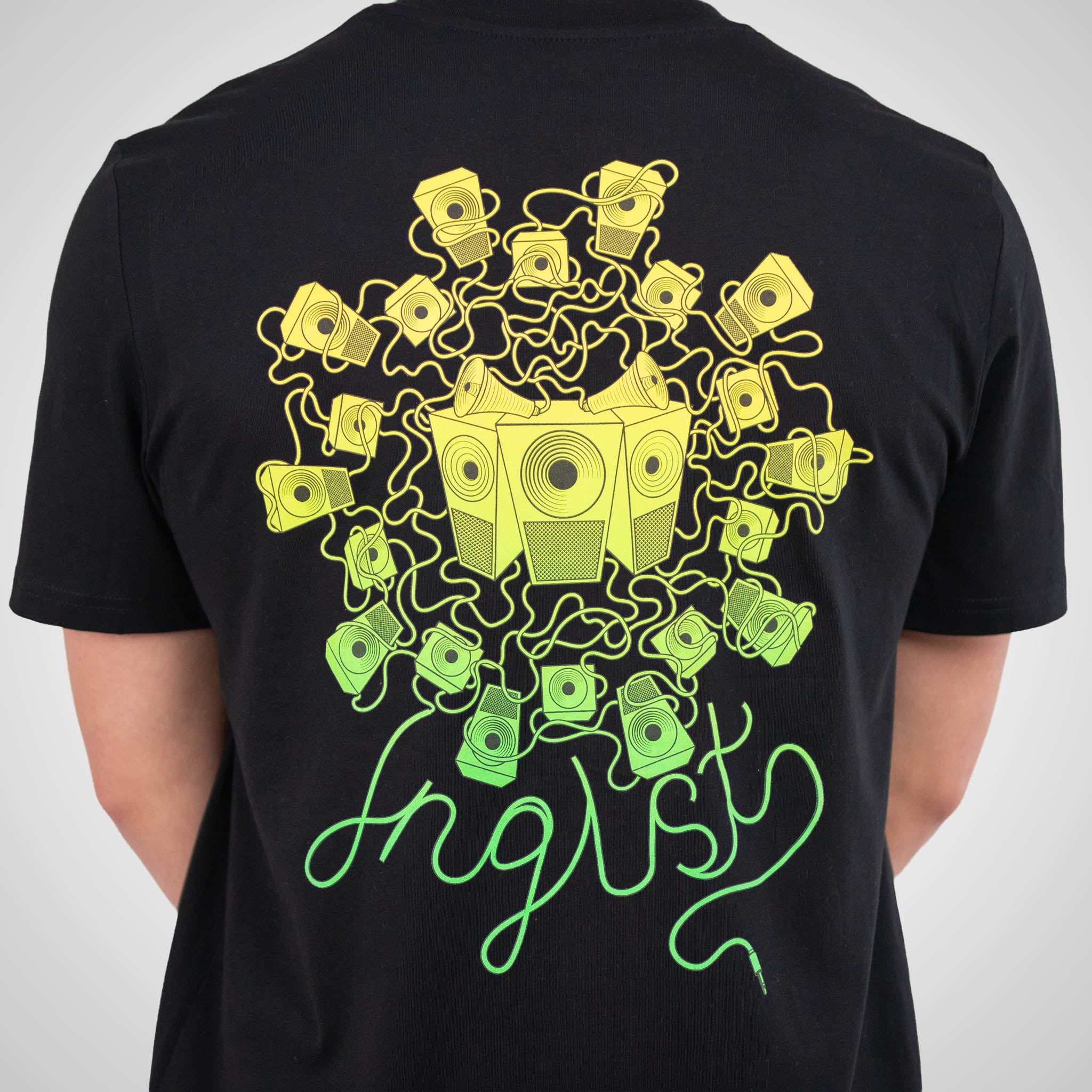 Jnglst Soundsystem Green Fader back