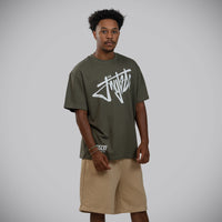 Jnglst Clothing VIp script t shirt khaki