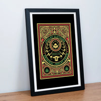 Jnglst Life Art Print Black Frame