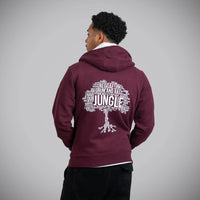 Jnglst Maroon Roots Sherpa Hoody