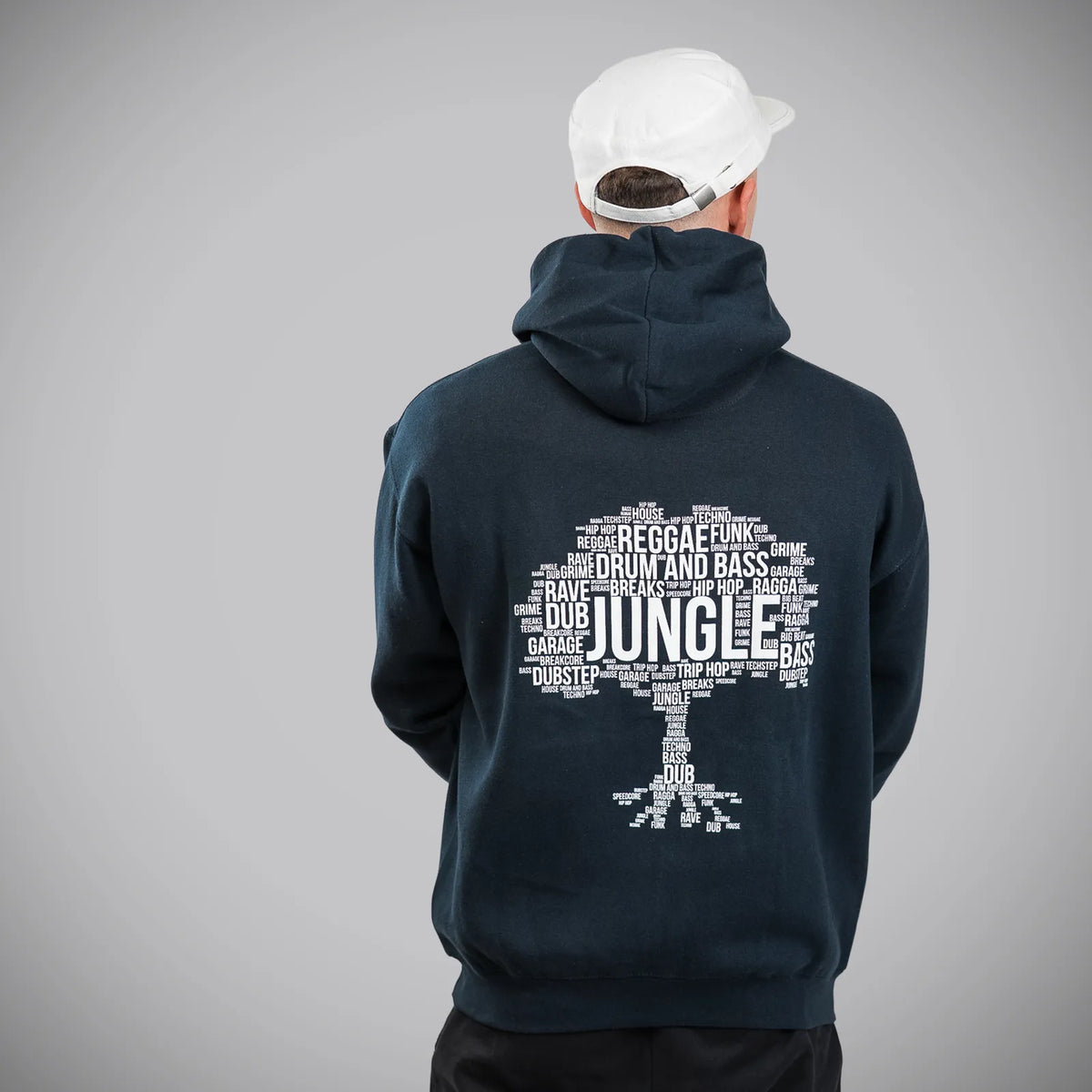 Roots Up Navy Junglist Hoody