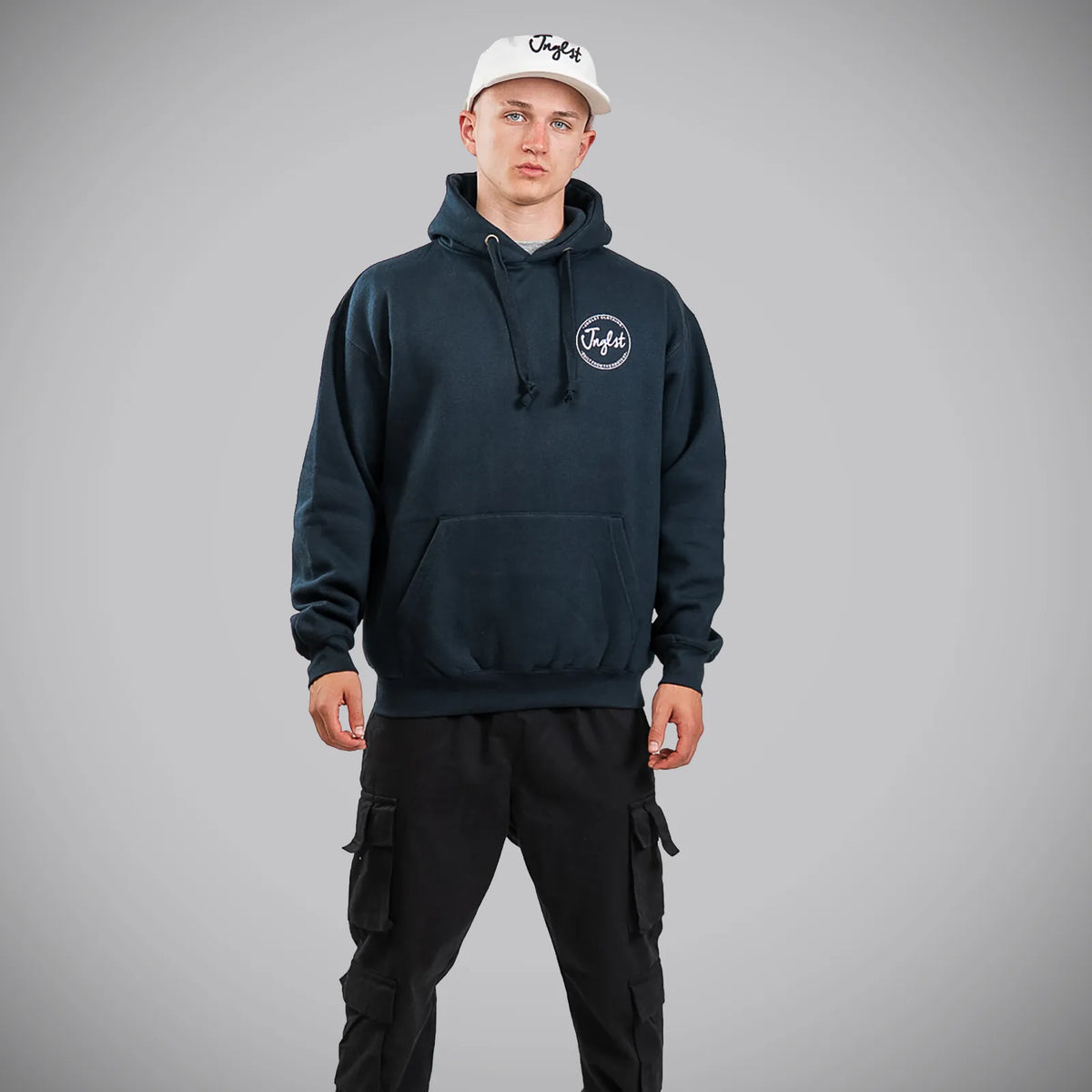 Roots Up Navy Junglist Hoody DnB