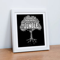 Jnglst Fine Art Print White Frame