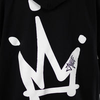 Royalty Crown Black Hoody Back Crown
