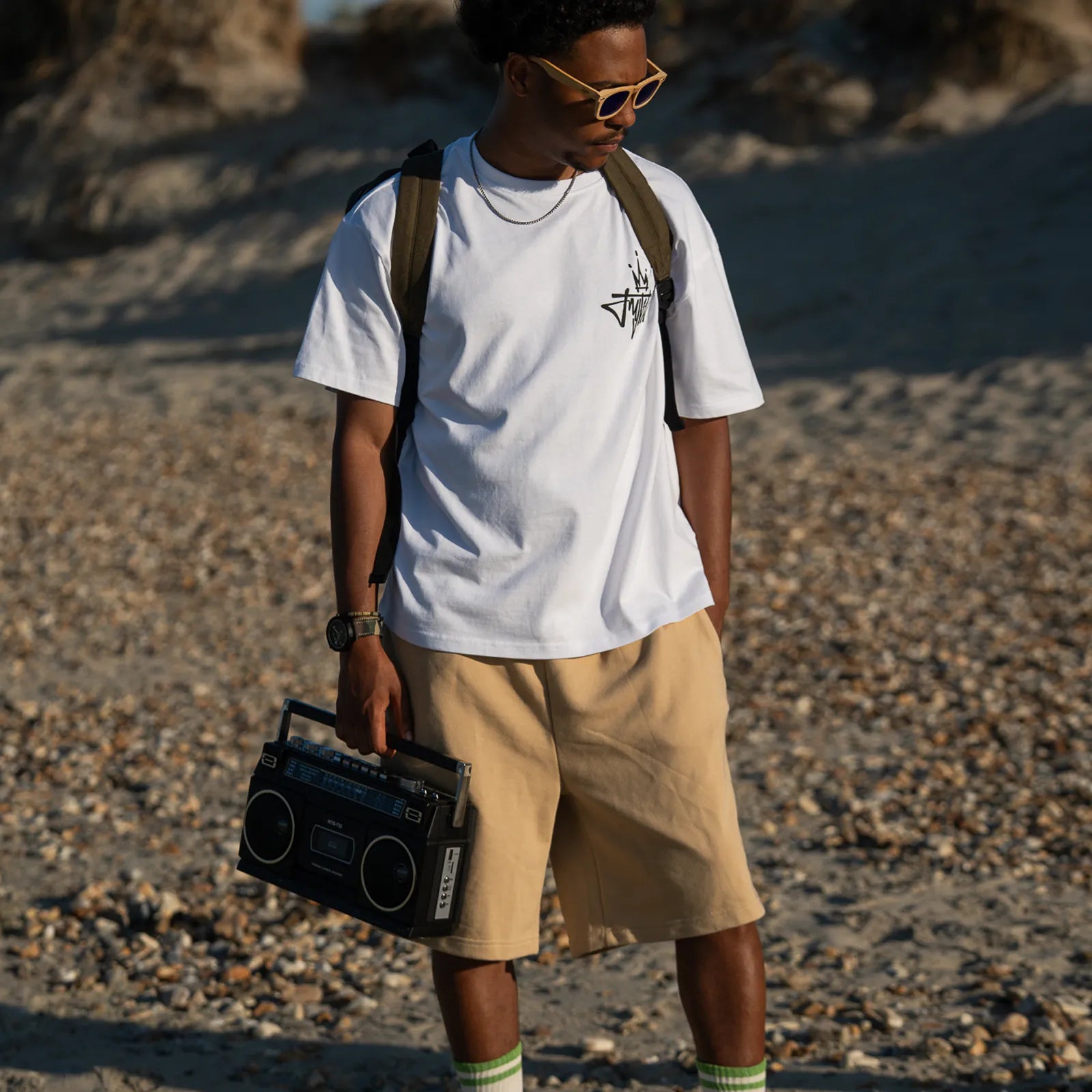 Jnglst Cotton Shorts - Sand