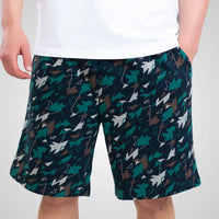 Jnglst Cotton Shorts - Dark Green Camo