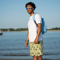 Jnglst Cotton Shorts - Light Green Camo