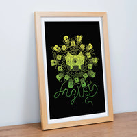 Jnglst Soundsystem Art Wooden Frame