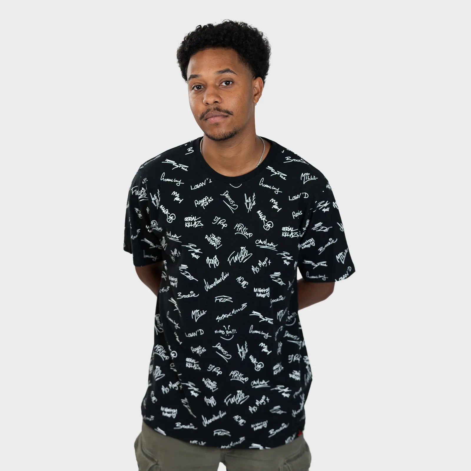 Jnglst Yardrock and THTC Collab T-Shirt signed by Jungle legends