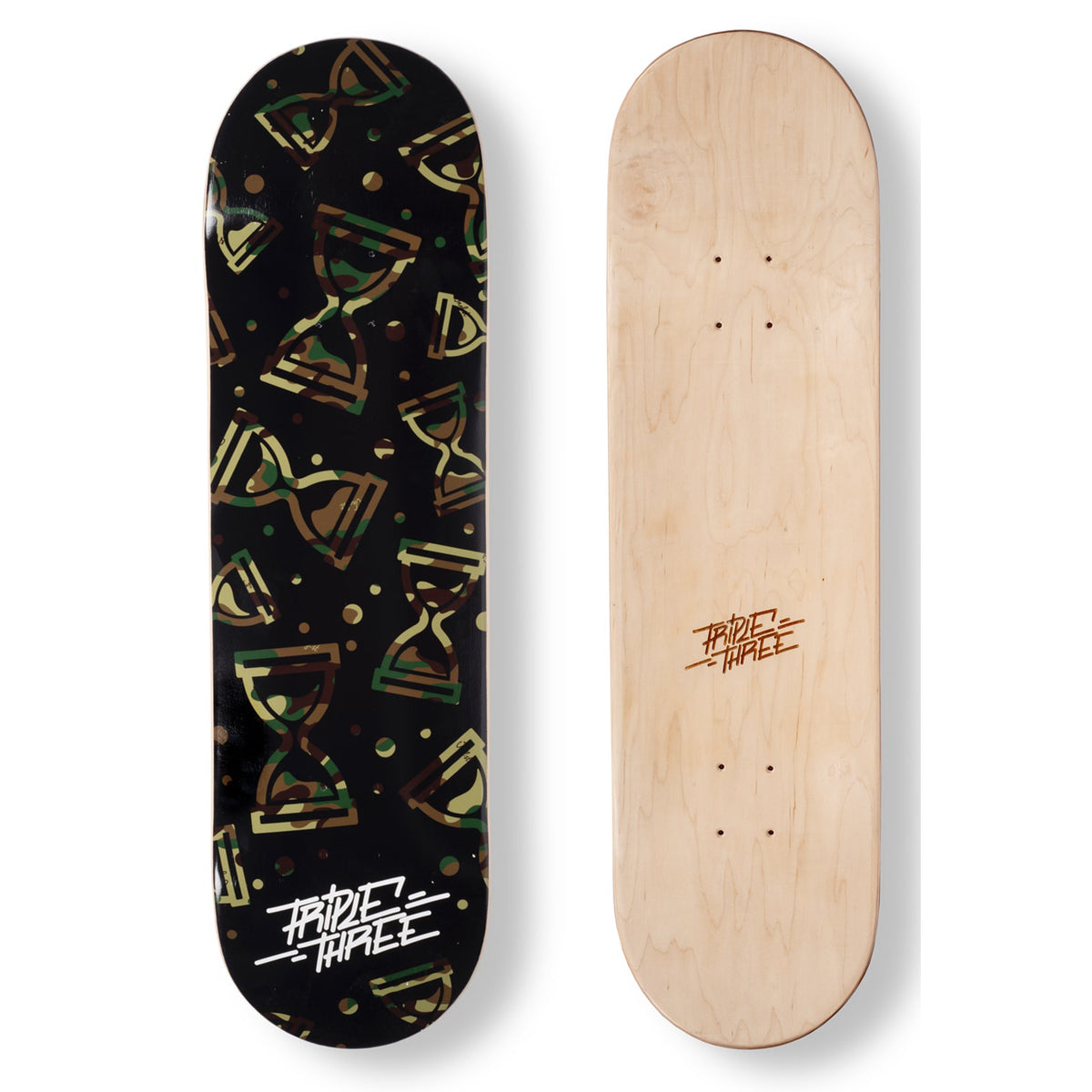 Triple 3 X Junglist Network Collab Camo Skateboard Deck