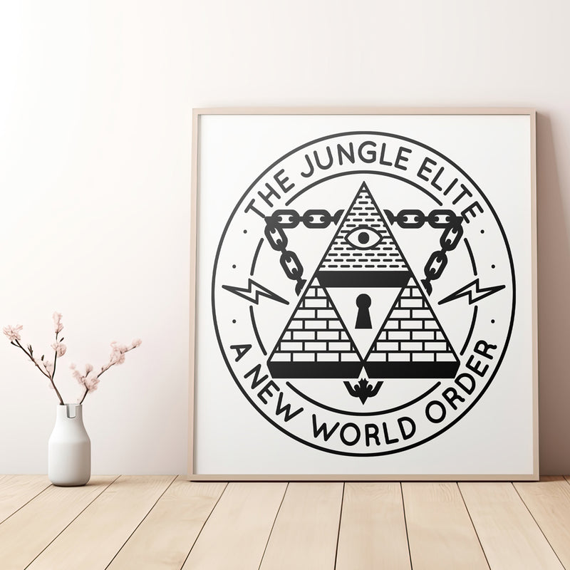 Framed Jungle Elite Art Print