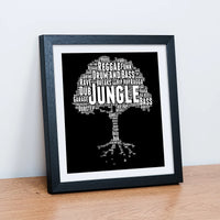 Jnglst Fine Art Print Black Frame
