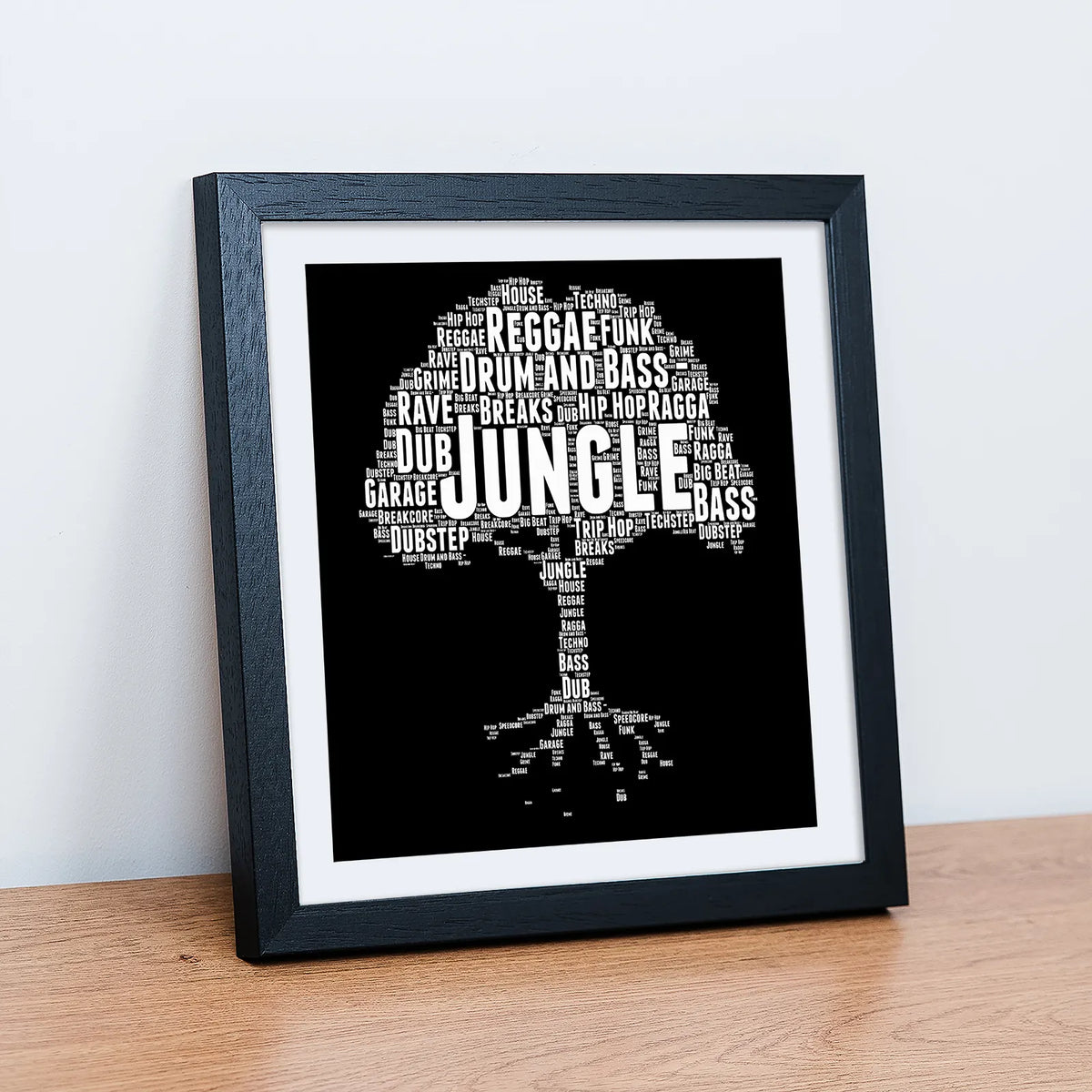 Jnglst Fine Art Print Black Frame