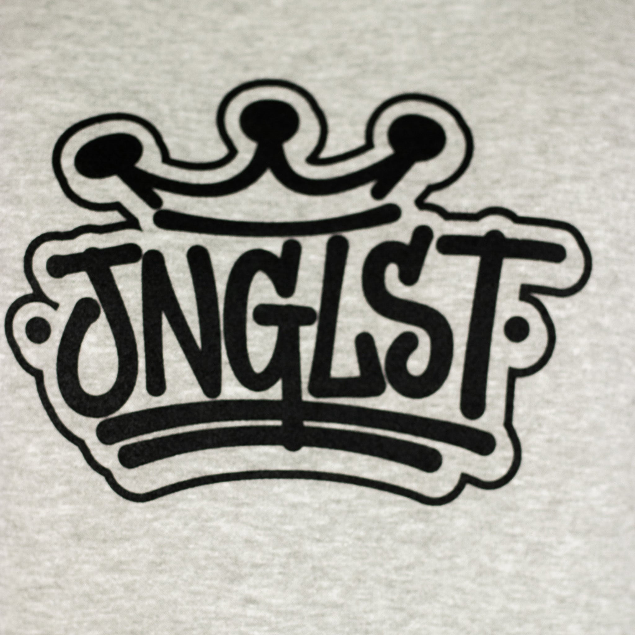 Grey Junglist Crown Pullover Hoody