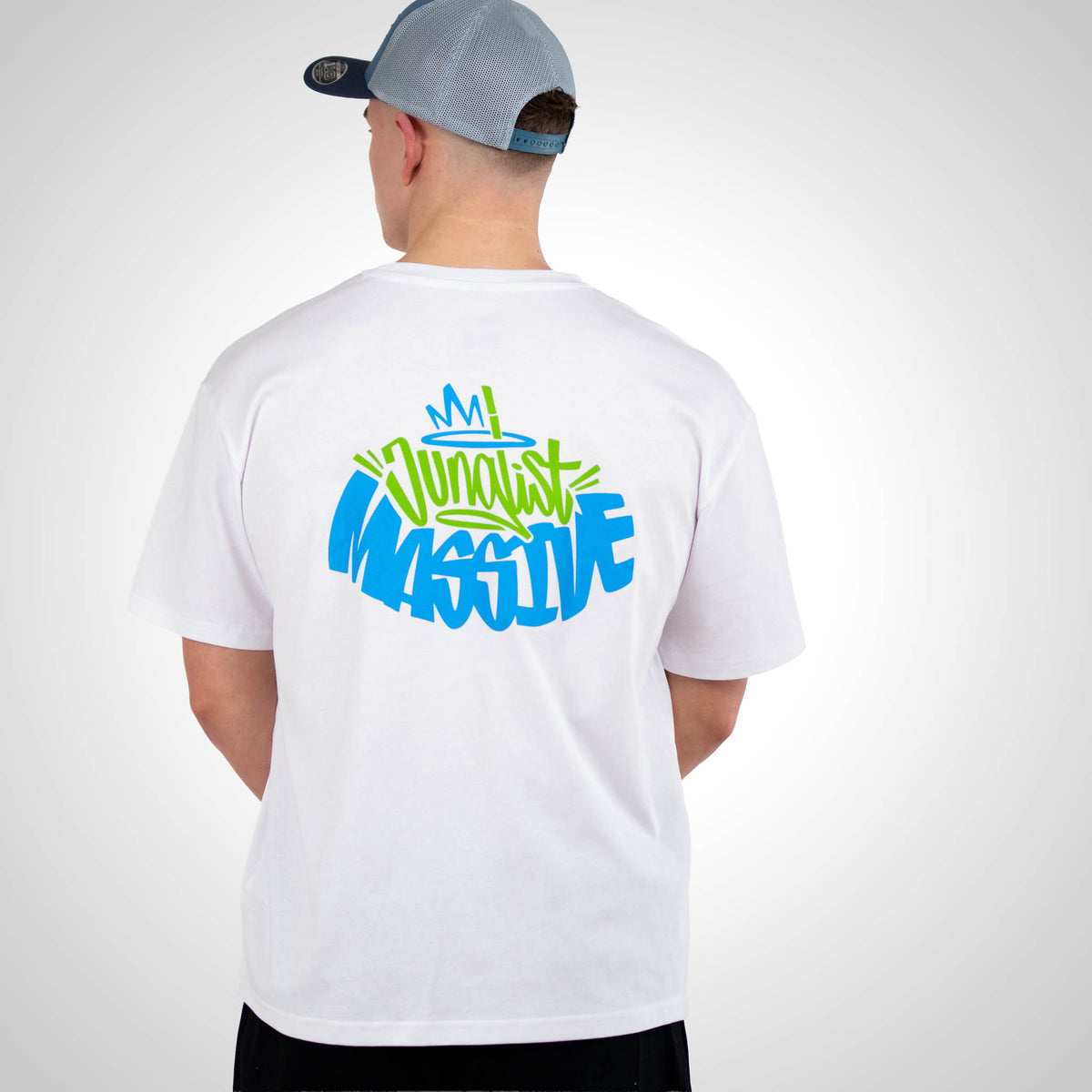 Junglist Massive Relaxed Fit White T Shirt