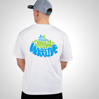 Junglist Massive Relaxed Fit White T Shirt