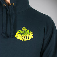Navy Junglist Massive Back 2 Back Hoody